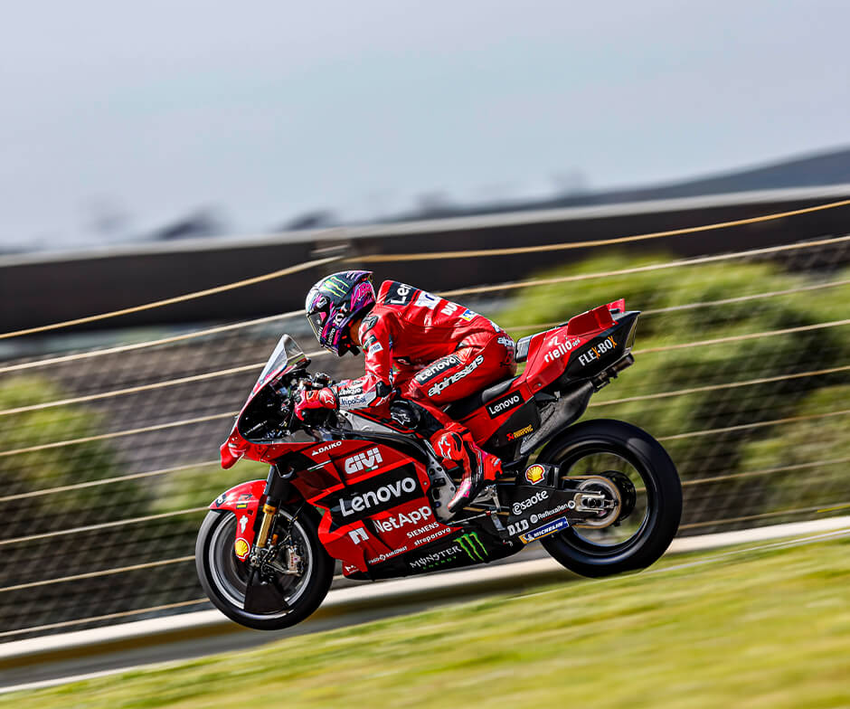 man riding a motorcycle