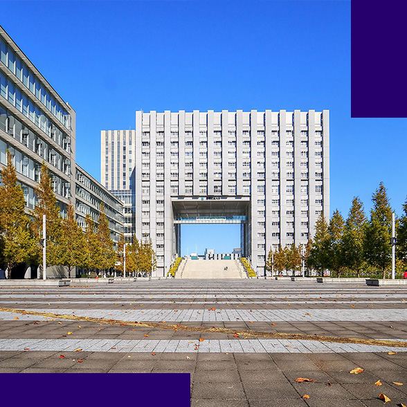 A building on the campus of the Shibaura Institute of Technology